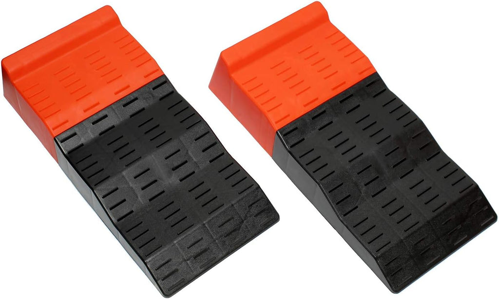 Tandem Axle Leveler Ramps, 2 Pk Heavy Duty RV Leveling Blocks W1314