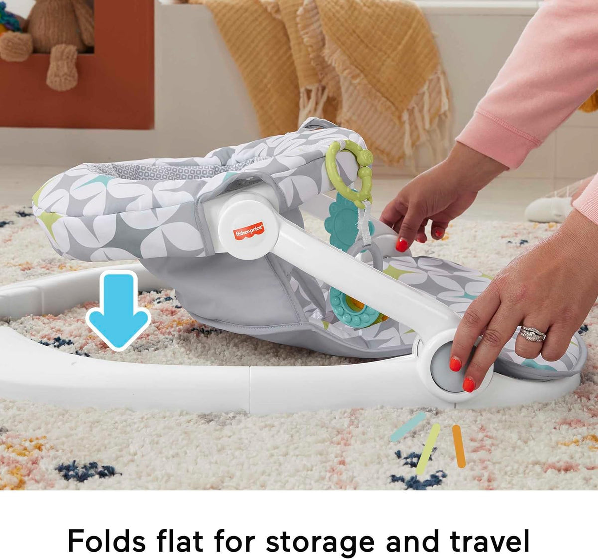 Portable Baby Floor Seat With Machine Washable Seat Pad S185265