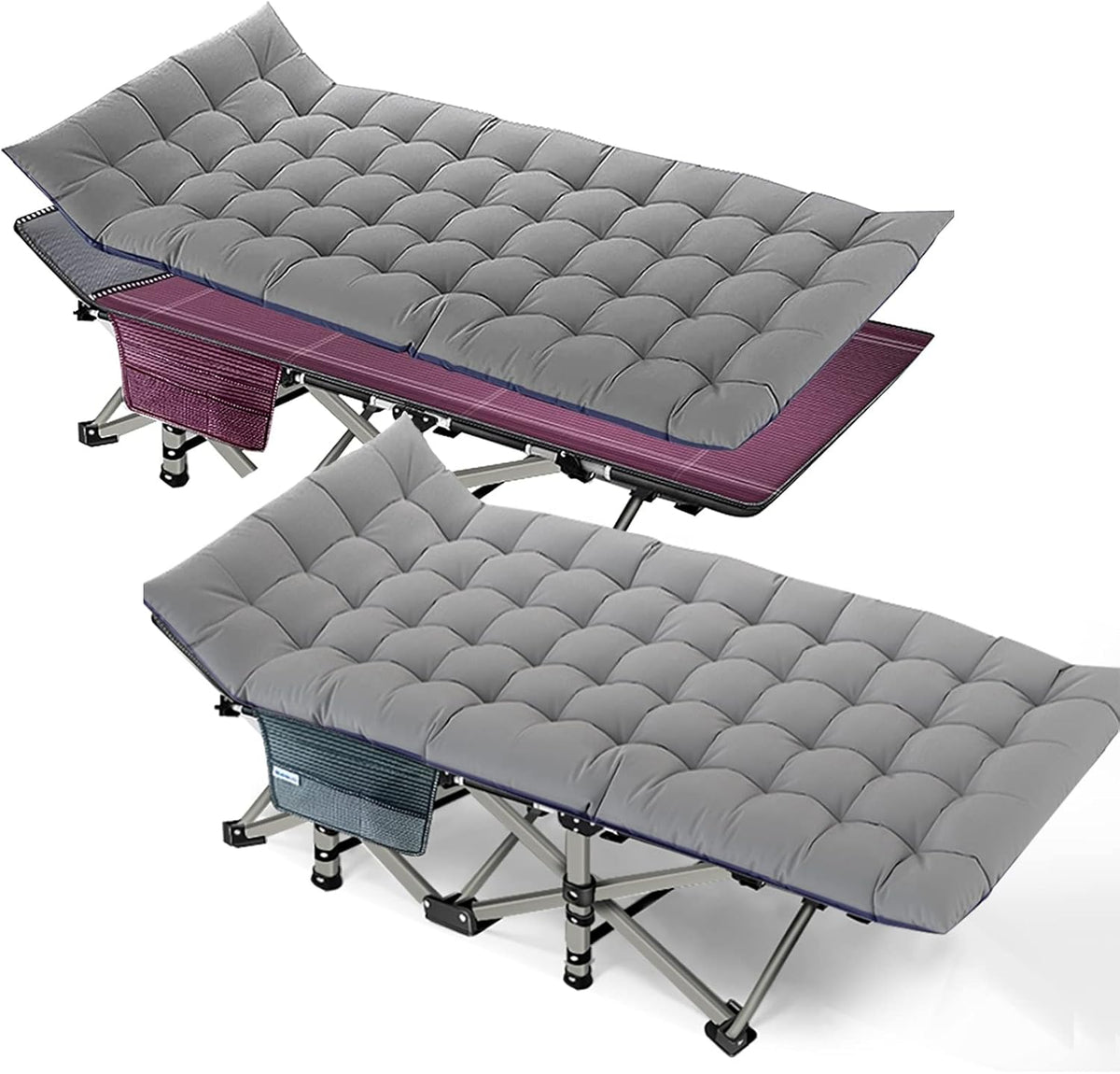 Folding Camping Cot with Carry Bag K894342