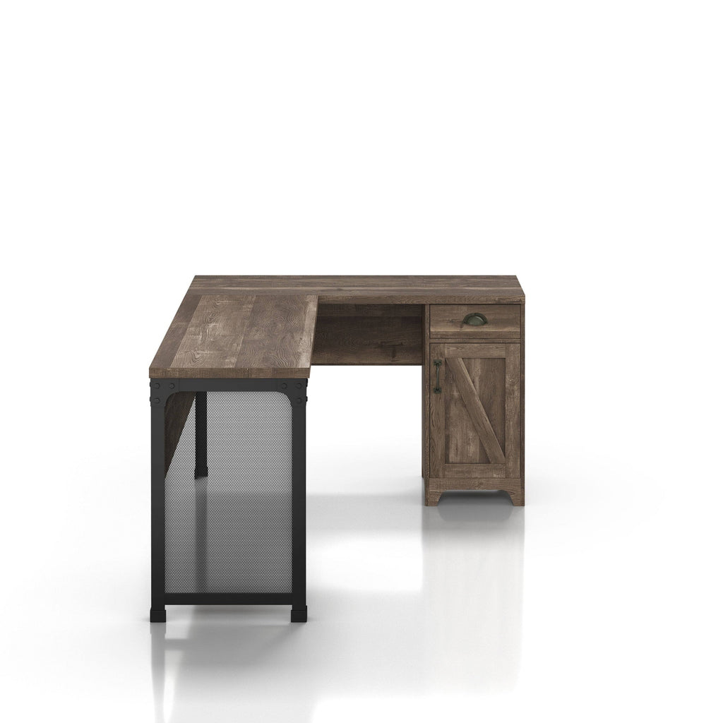 Reclaimed Oak L-Shape Desk V666919