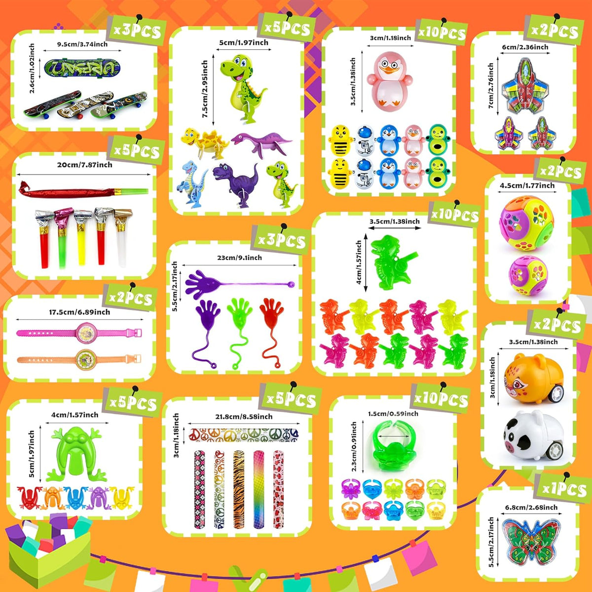 65PCS Party Favors Toy Assortment Bulk Toys C533