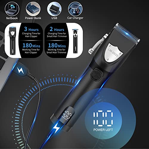 Cordless Hair Clippers Electric Trimmer (Black) B85540