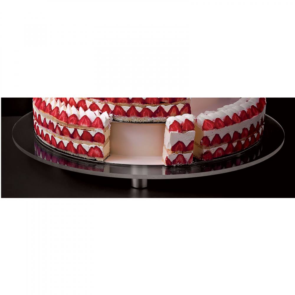 26 3/4x22 Round Plexiglass Cake Stand O439732