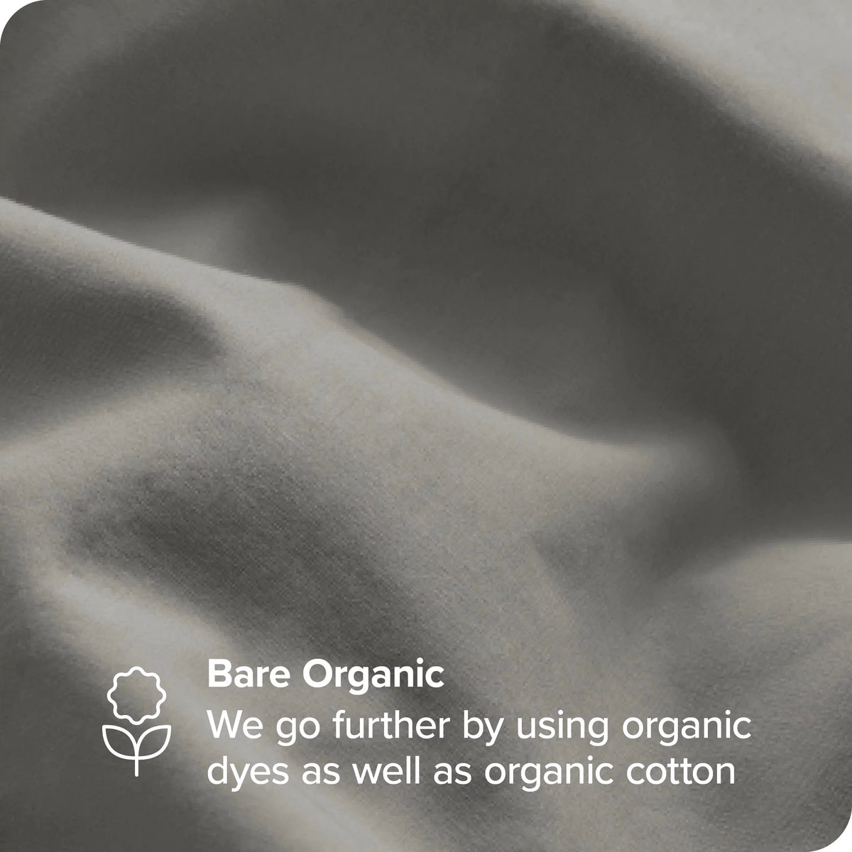Organic Cotton Percale Sheet Set King Light Gray M844606