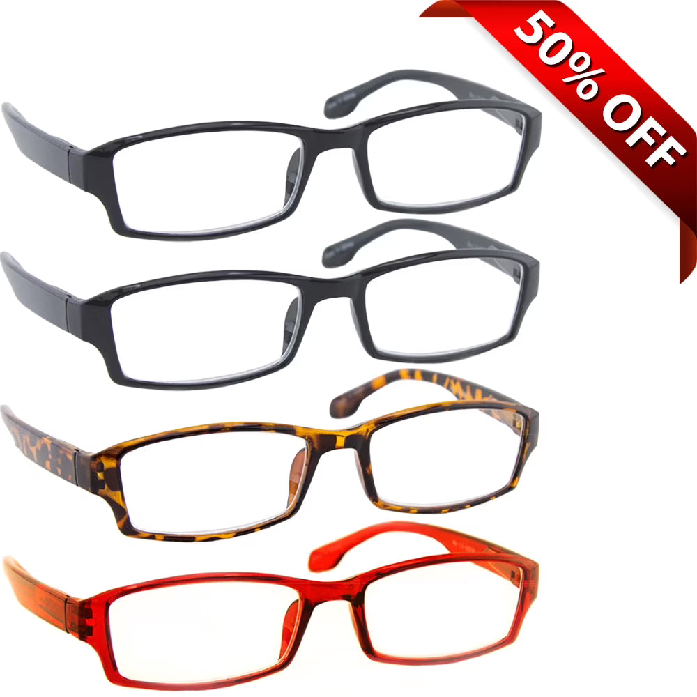 4 Pack Reading Glasses +4.00 P44745