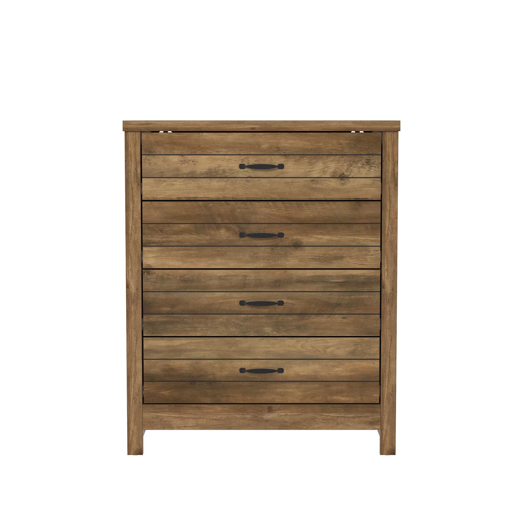 Gray & Oak 4-Drawer Dresser Z46275