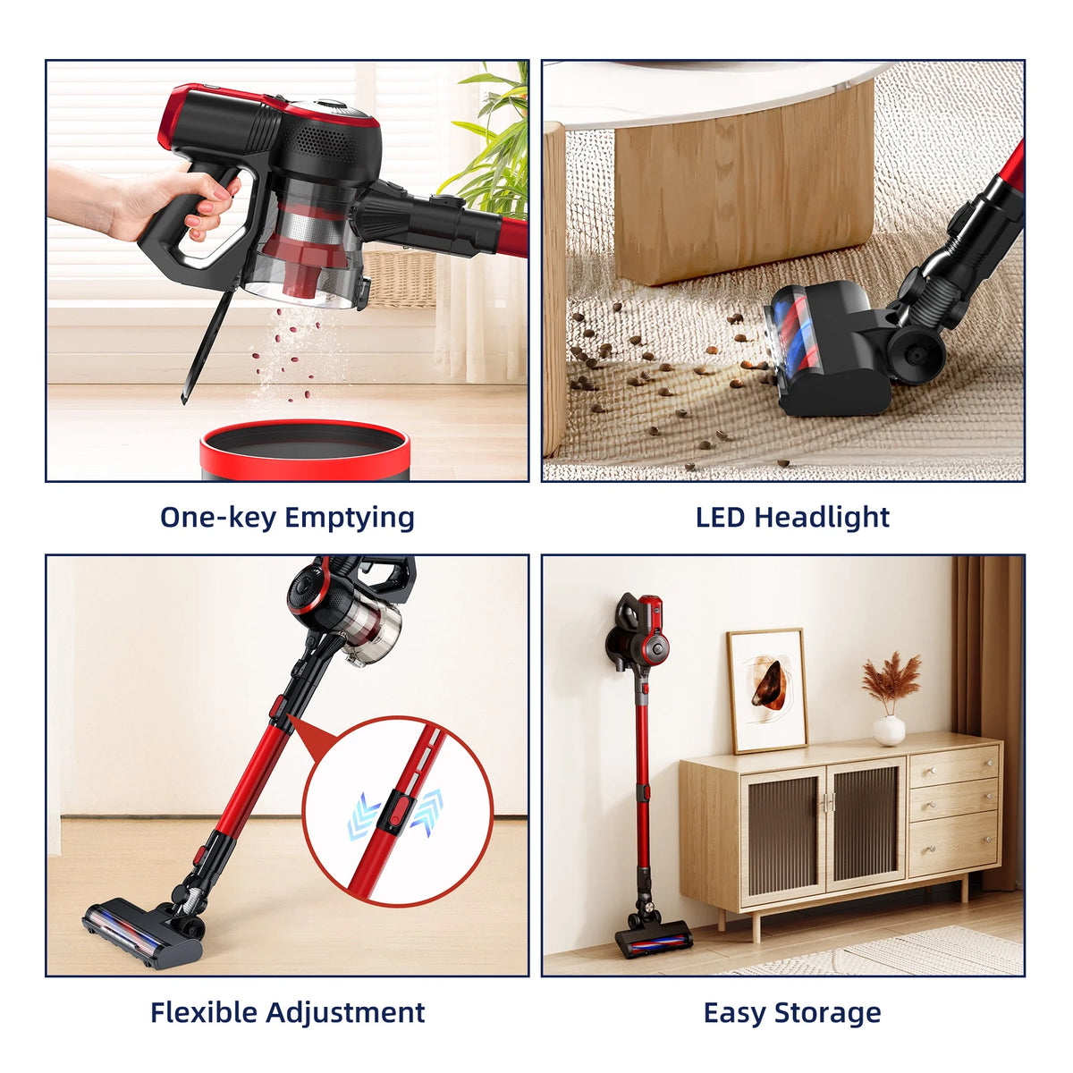 Cordless Vacuum Cleaner 4 in 1 I62093