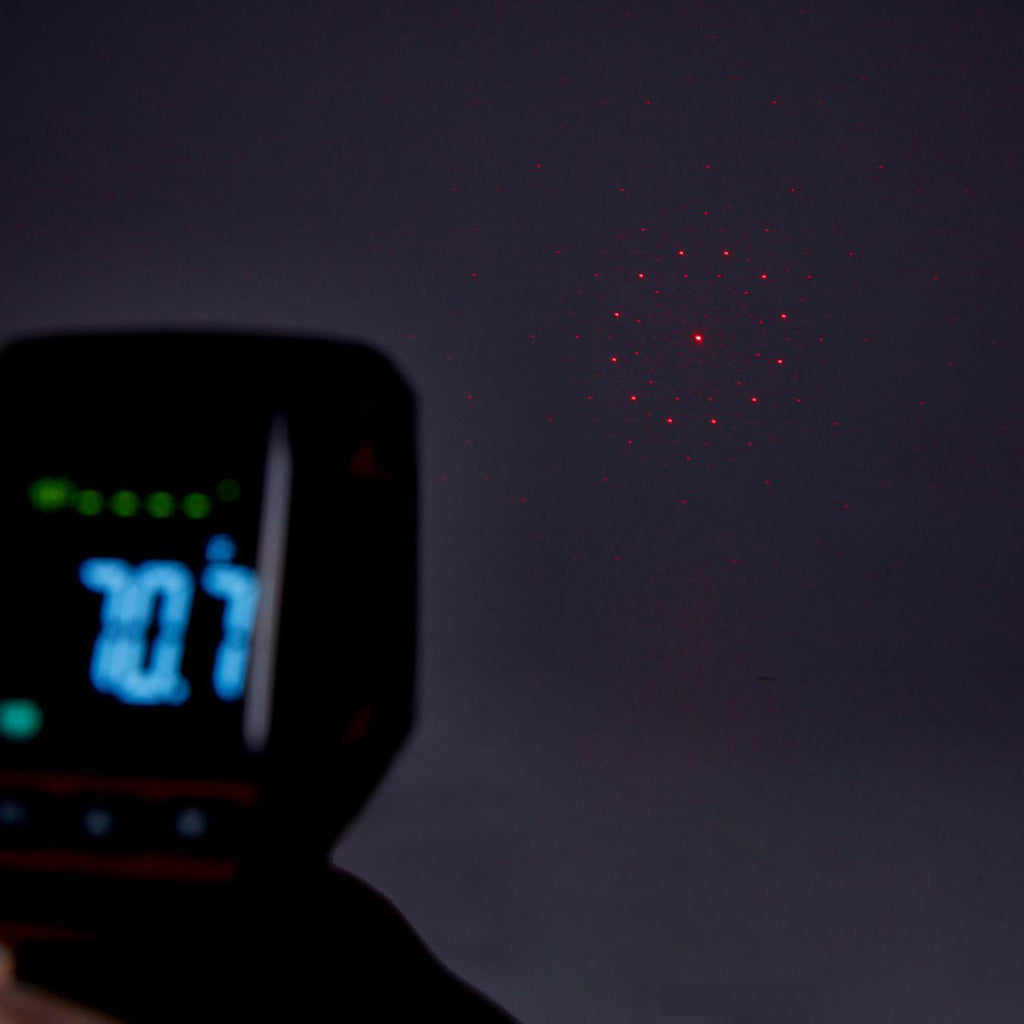 Infrared Laser Thermometer with Color Alarms C51589