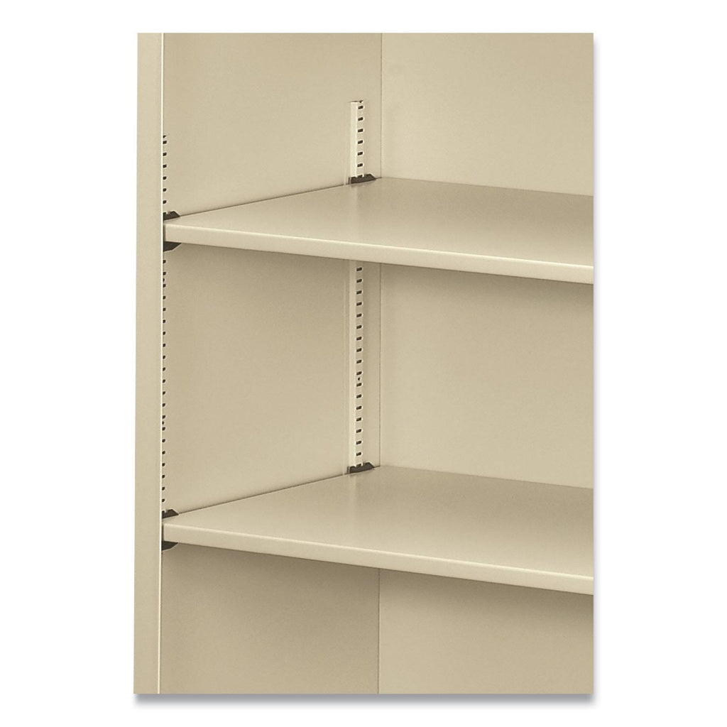 Metal Bookcase Three-Shelf Putty V21788