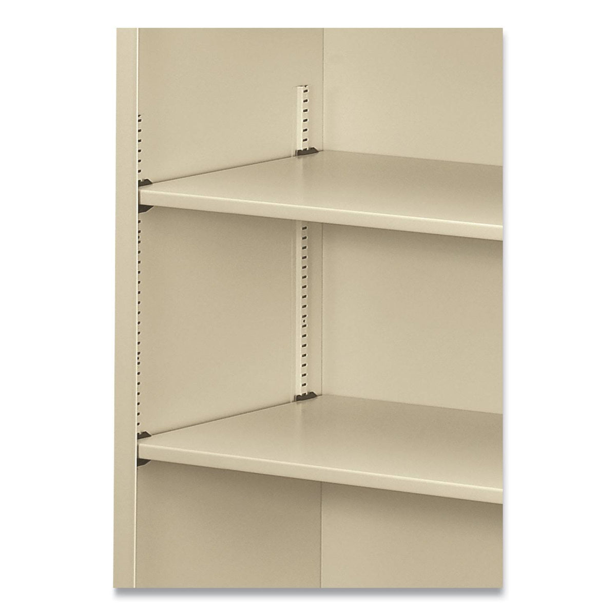Metal Bookcase Three-Shelf Putty V21788