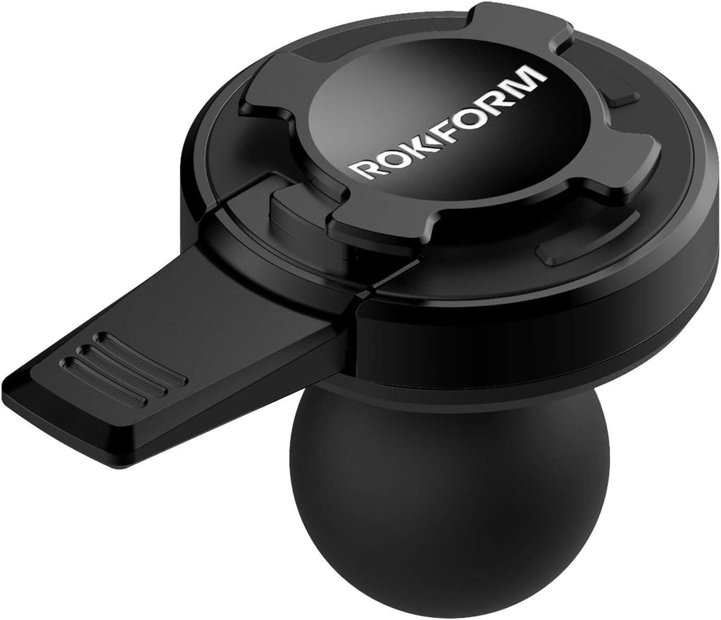 Universal 1” Ball Adapter Motorcycle Phone Mount with Aluminum Lever Lock (Black) I97146