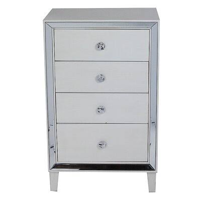 Antique White 4 Drawer Accent Chest Y3600