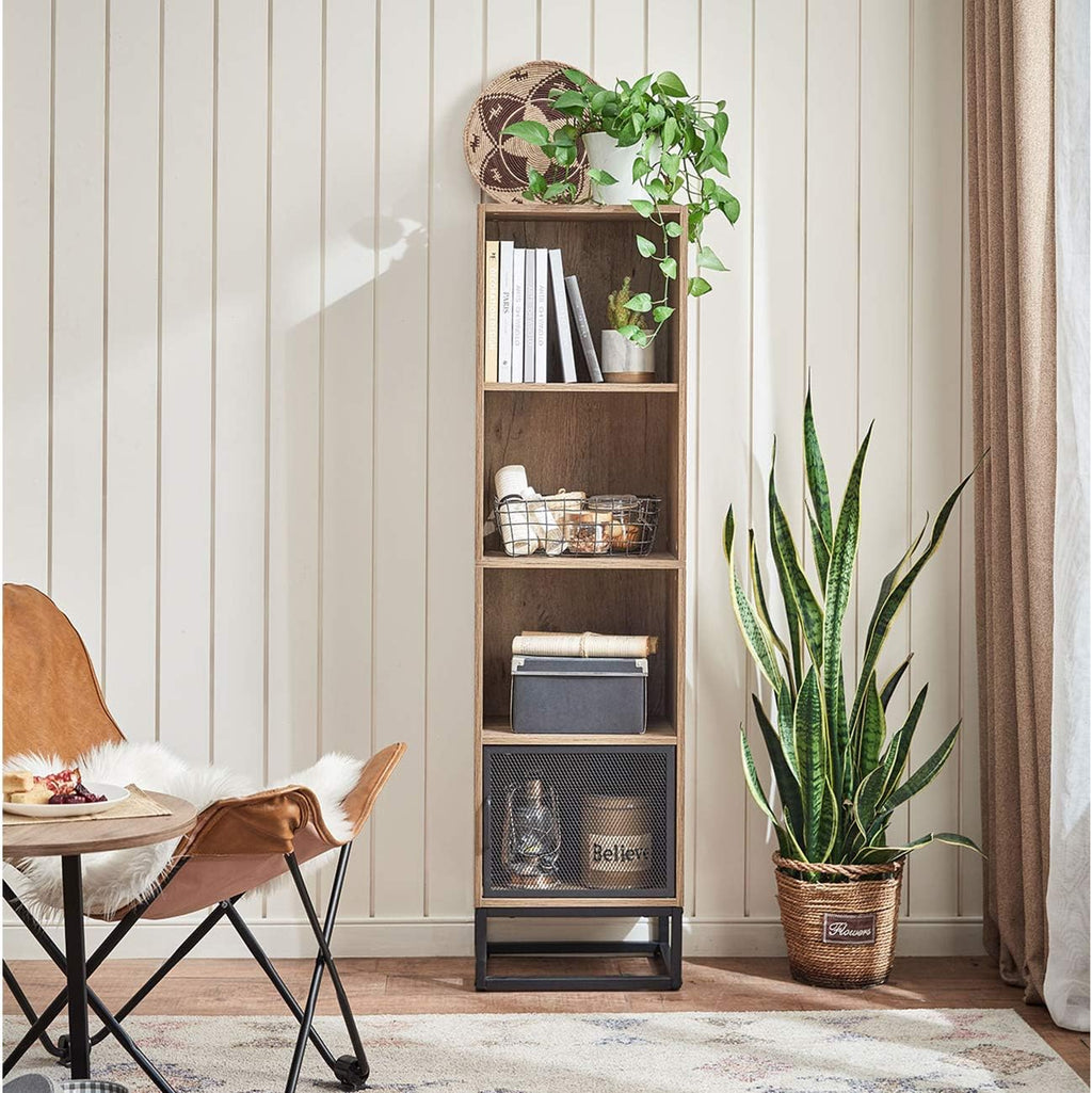 Industrial Bookcase with Drawers P764868