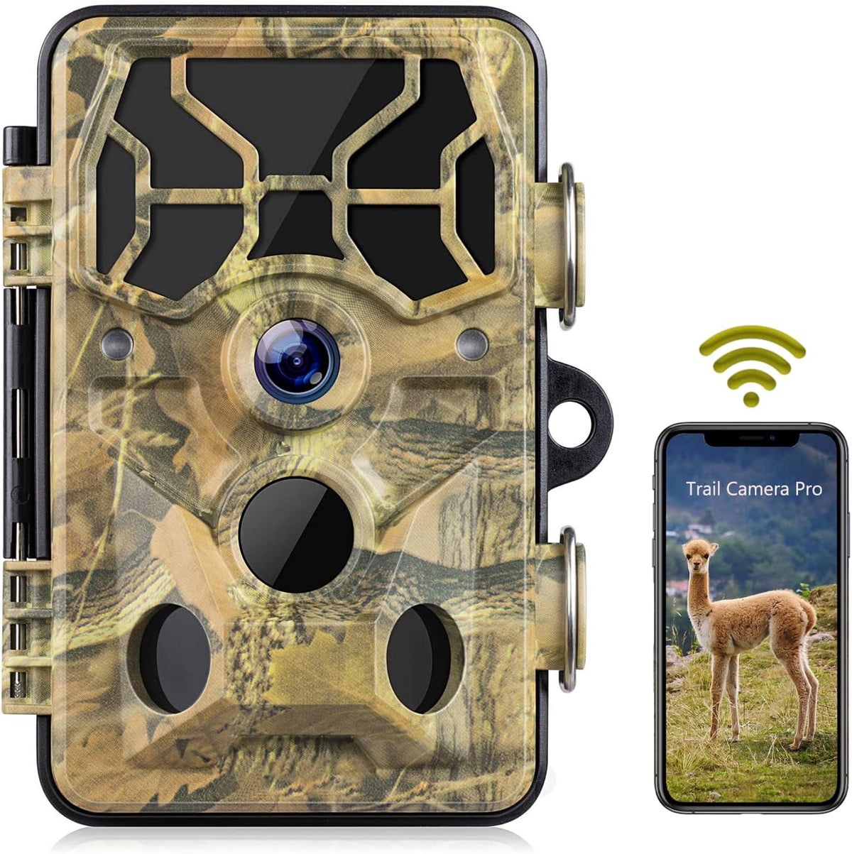 20MP 1296P IP66 Waterproof Trail Camera with 3 Infrared Sensors L46187