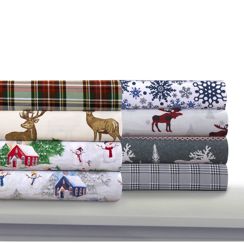 Flannel Extra Deep Pocket Sheet Set Full H953619