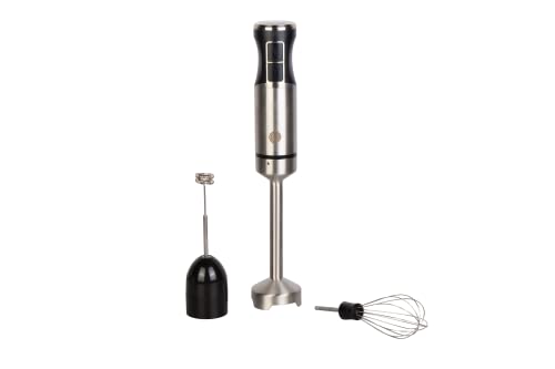 Immersion Blender and Knife Set with Whisk and Frother Attachments M74507