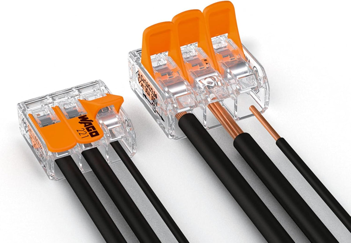 80pc Lever-Nuts Wire Connectors with Case R36614