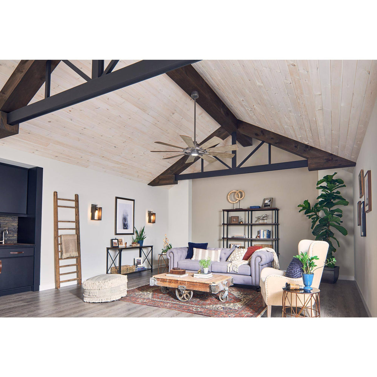 Anvil Iron 65x22 LED Ceiling Fan Q2497