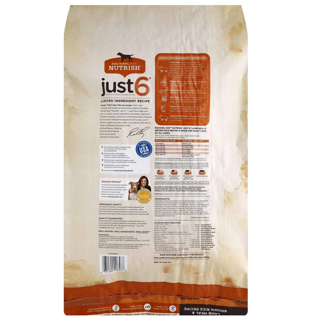 Lamb Meal & Brown Rice Recipe Dry Dog Food M3106
