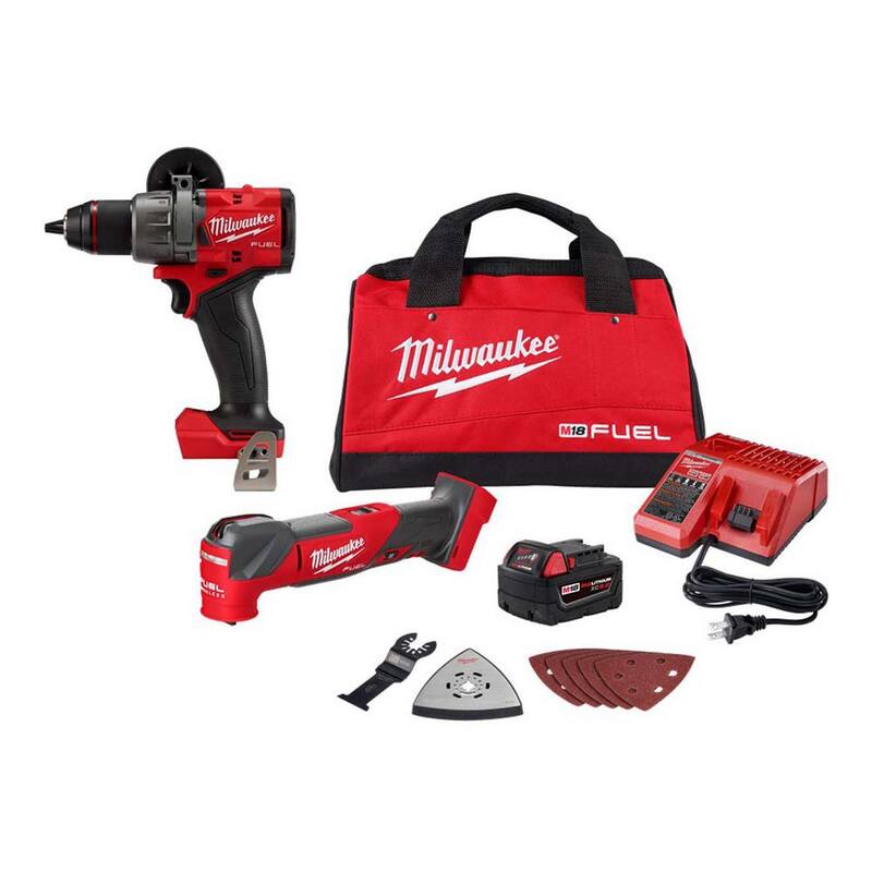 18V Cordless Brushless Oscillating Multi-Tool Kit with Hammer Drill Z55686