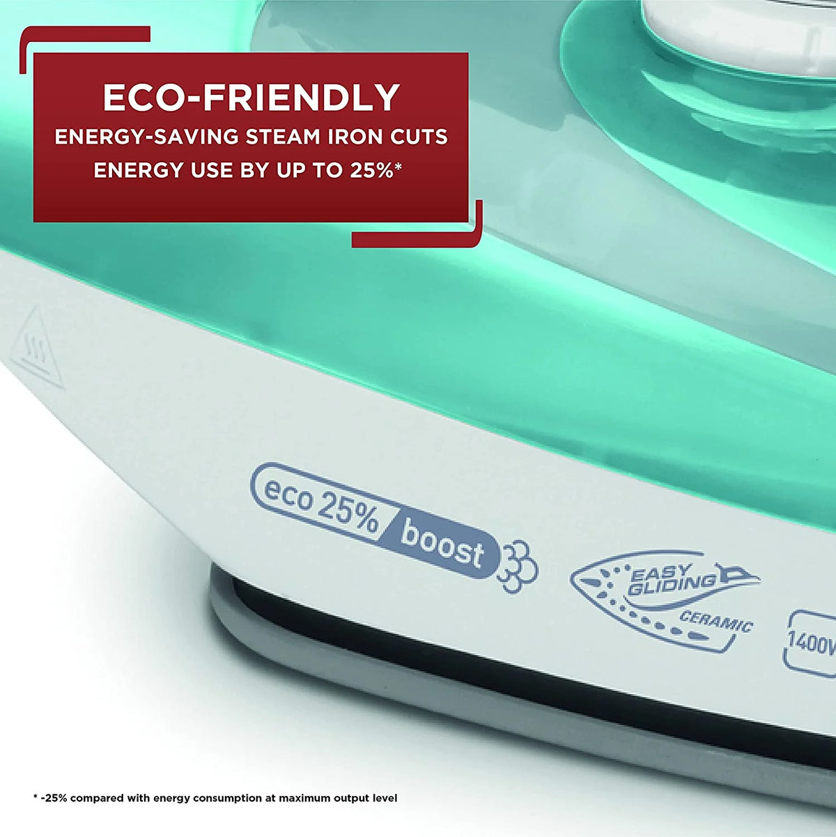 1400W Steam Iron with Ceramic Soleplate A190943