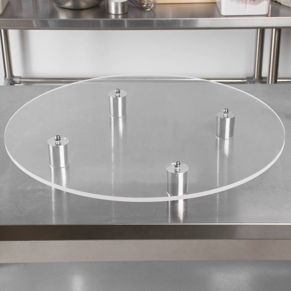 26 3/4x22 Round Plexiglass Cake Stand O439732