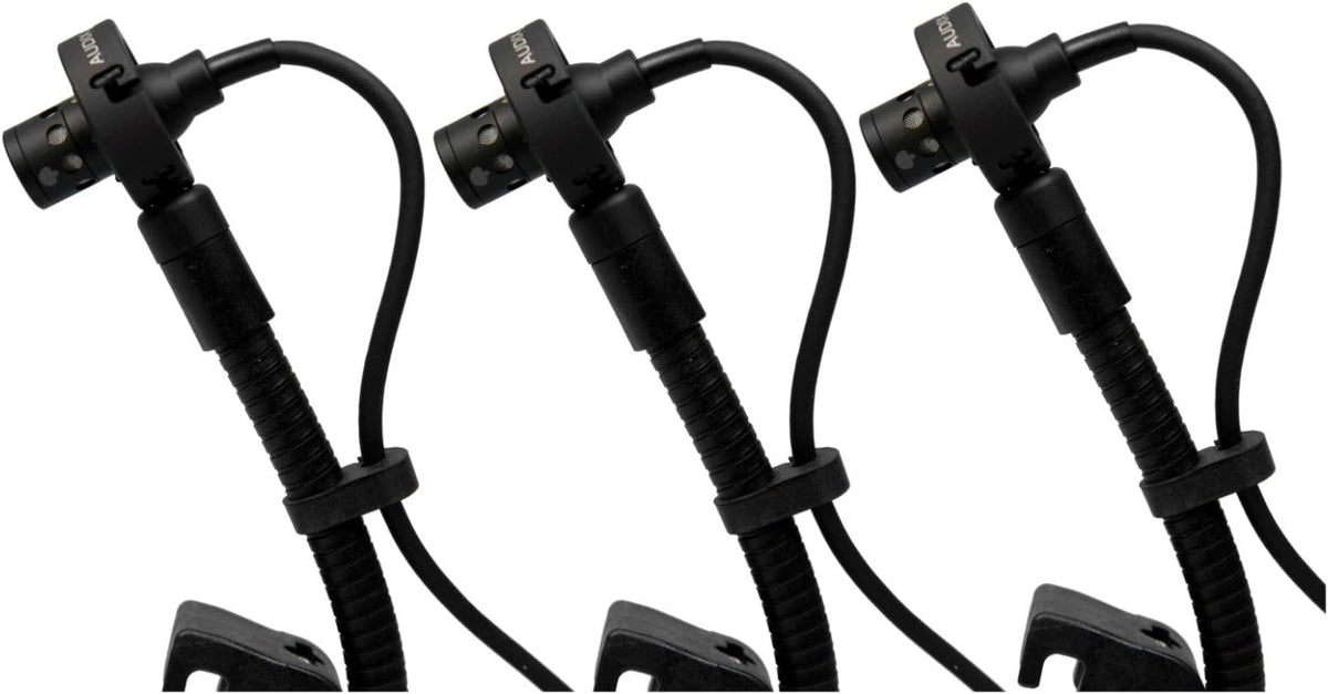 Trio Pack Miniature Condenser Clip-on Microphone B75467