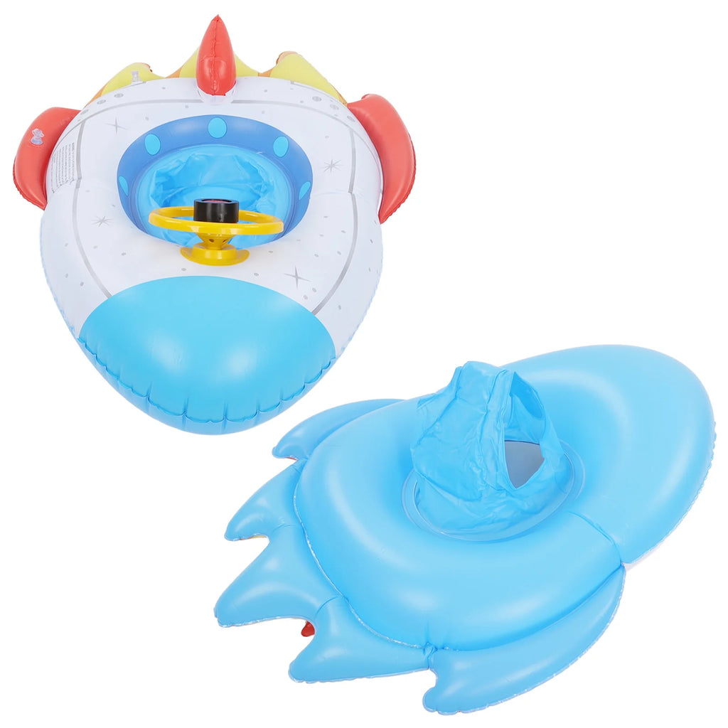 Inflatable Spaceship Pool Float with Steering Wheel R658