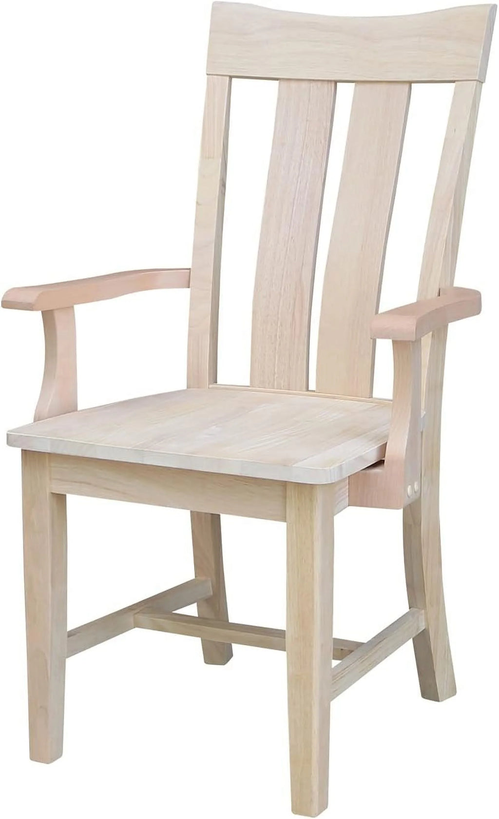 Unfinished Wood Arm Chair N22300