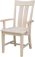 Unfinished Wood Arm Chair N22300