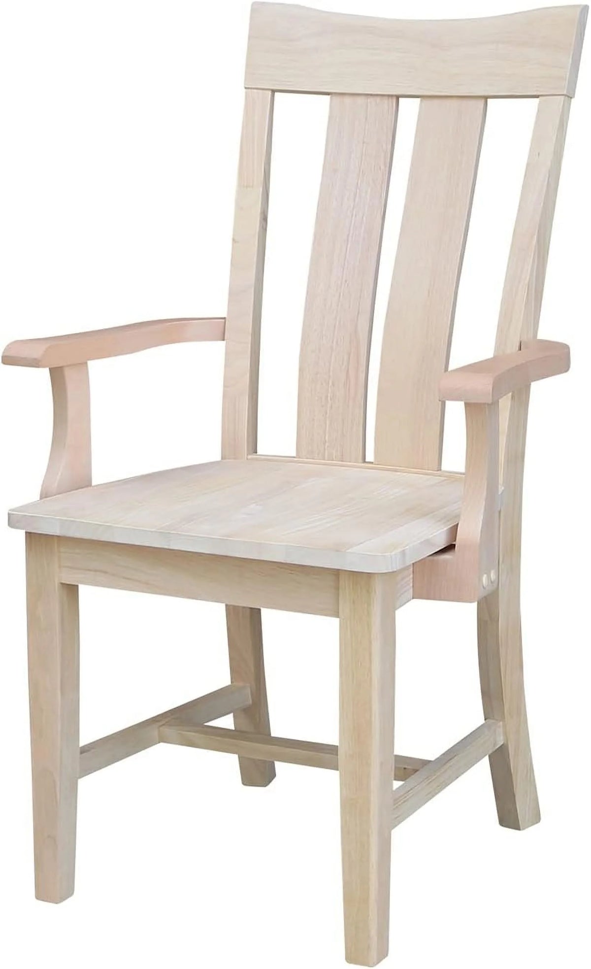 Unfinished Wood Arm Chair N22300