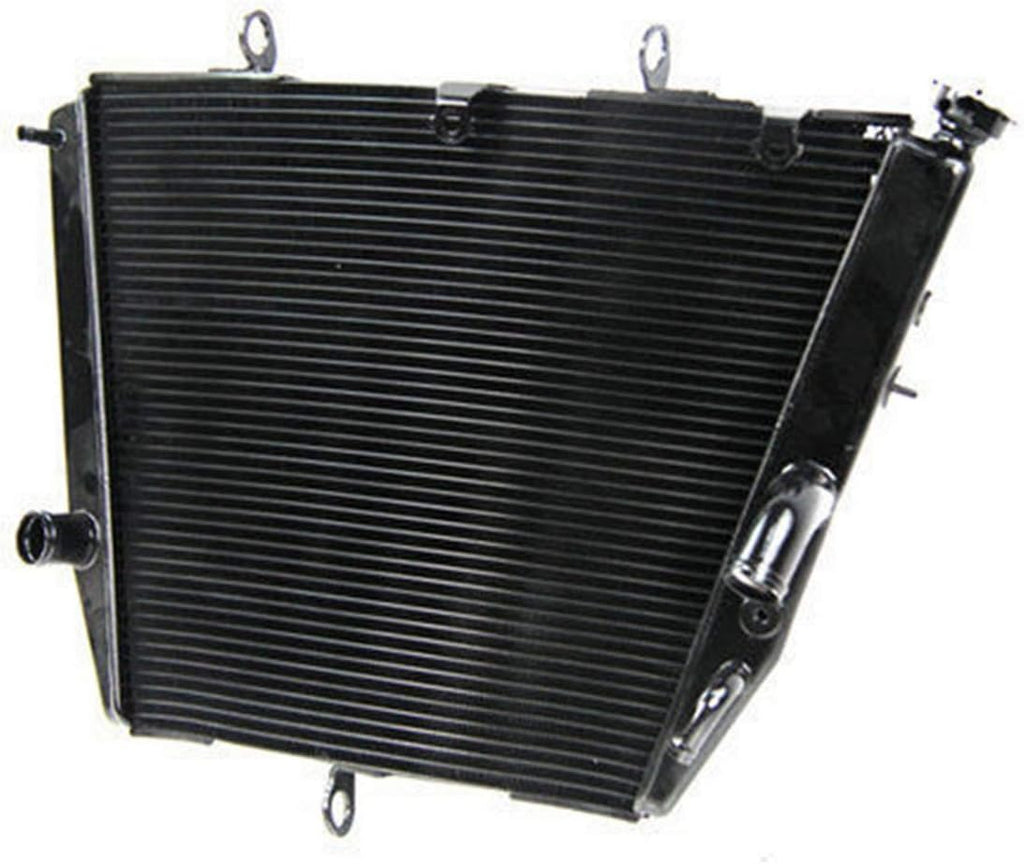 Aluminum Radiator for Suzuki GSXR600 GSXR750 2006-2009 Black M761