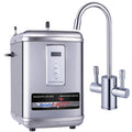 Digital Hot Water Dispenser 1300W with Brushed Nickel 2 Handle Faucet D843504