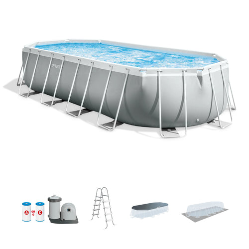 20 Foot Prism Frame Oval Pool Set W749
