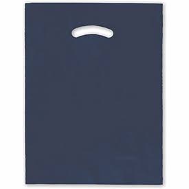 Navy Blue Die-Cut Handle Bag 12 x 15 D932