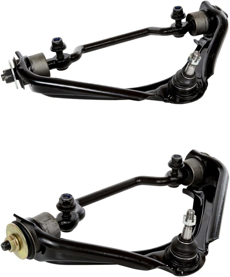 Pair of 2 Front Upper Suspension Control Arm and Ball Joint Assembly with Bushing E1714