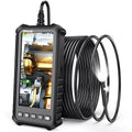 Dual Lens Endoscope Camera 1080P 5.18 IPS Screen 5mm IP67 Waterproof with 7 LED Lights 32GB Card 16.5FT E202495