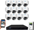 16 Channel 4K NVR 5MP PoE Security Camera System with 12 Dome Cameras E38863