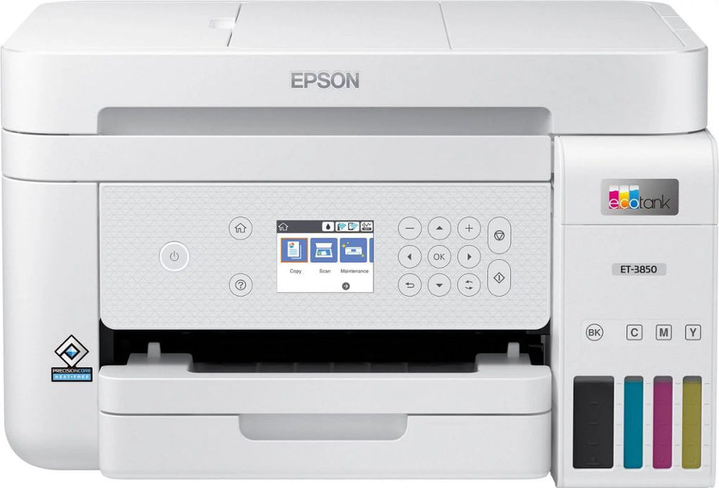 White All-in-One Inkjet Printer with Scanner, Copier V4640