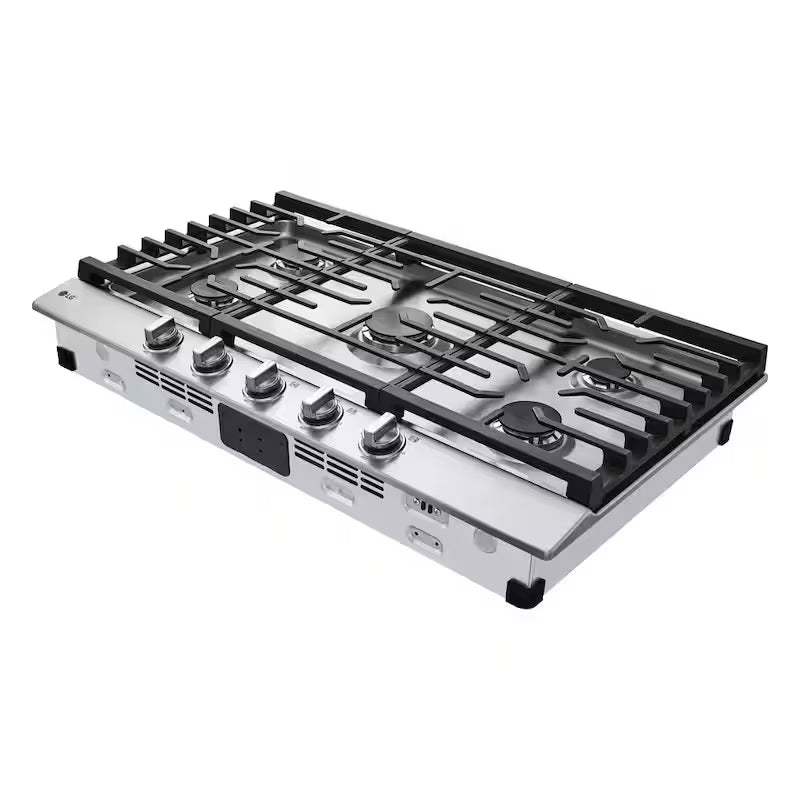 36 in. Stainless Steel Gas Cooktop with 5 Burners Z603633