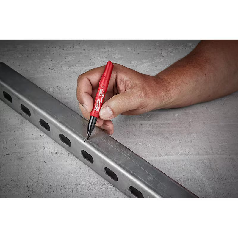 Red Fine Point Permanent Marker 36-Pack A348