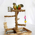 Wood Bird Perch Platform Stand P945431