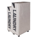 X-Large Slim Collapsible Laundry Basket with Wheels K327921