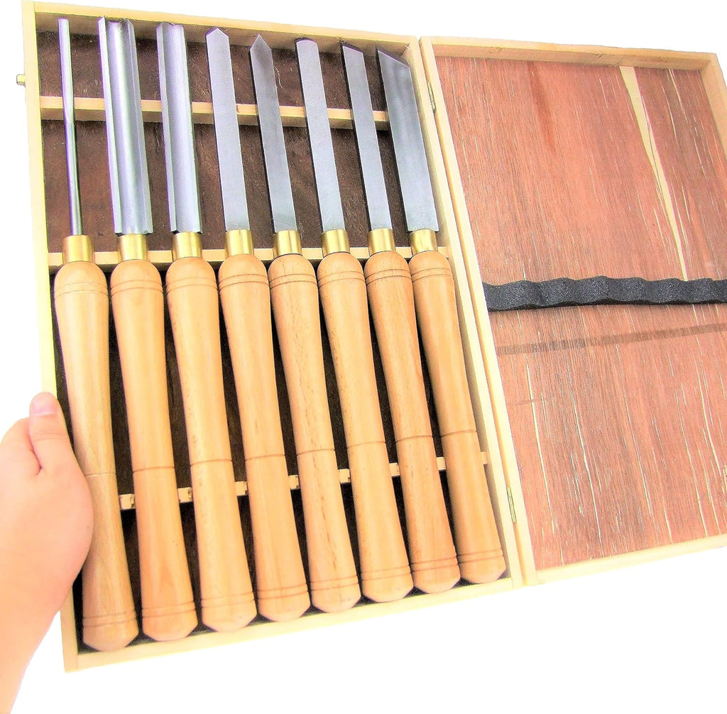 8-Piece Wood Lathe Chisel Set R97370
