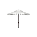 9 ft. Double Top Umbrella White & Black D54846