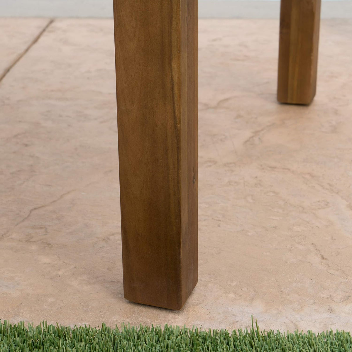 Teak Finish Acacia Wood Outdoor Dining Table K150