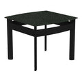 Metal Side Table Woodland Green Obsidian U957300