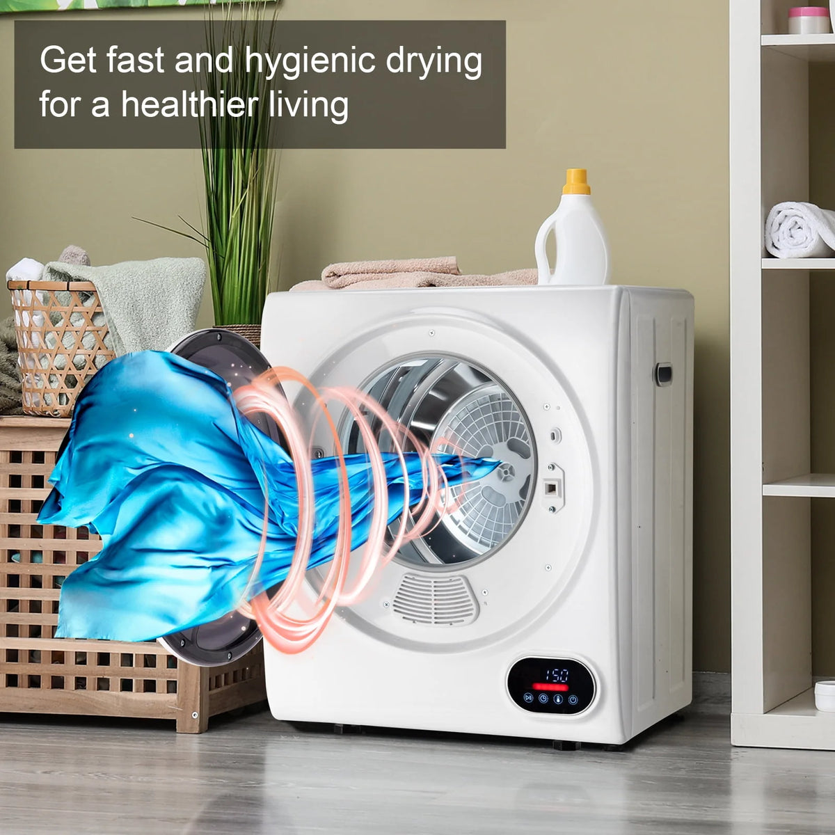 1.5 cu. ft. Compact Electric Dryer X417