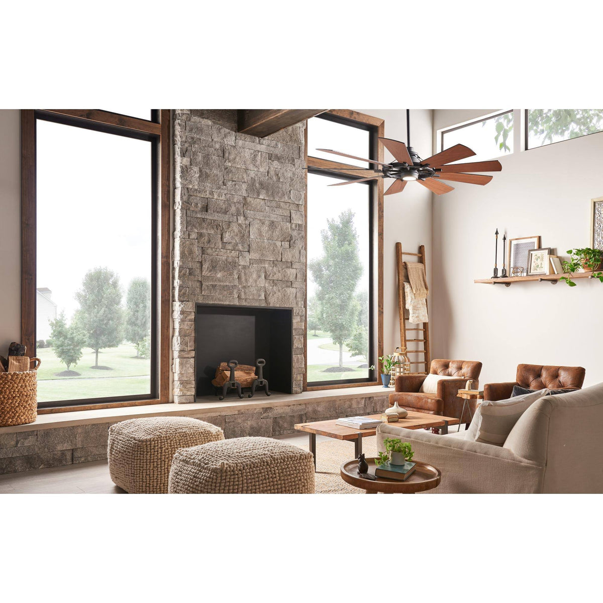 Anvil Iron 65x22 LED Ceiling Fan Q2497