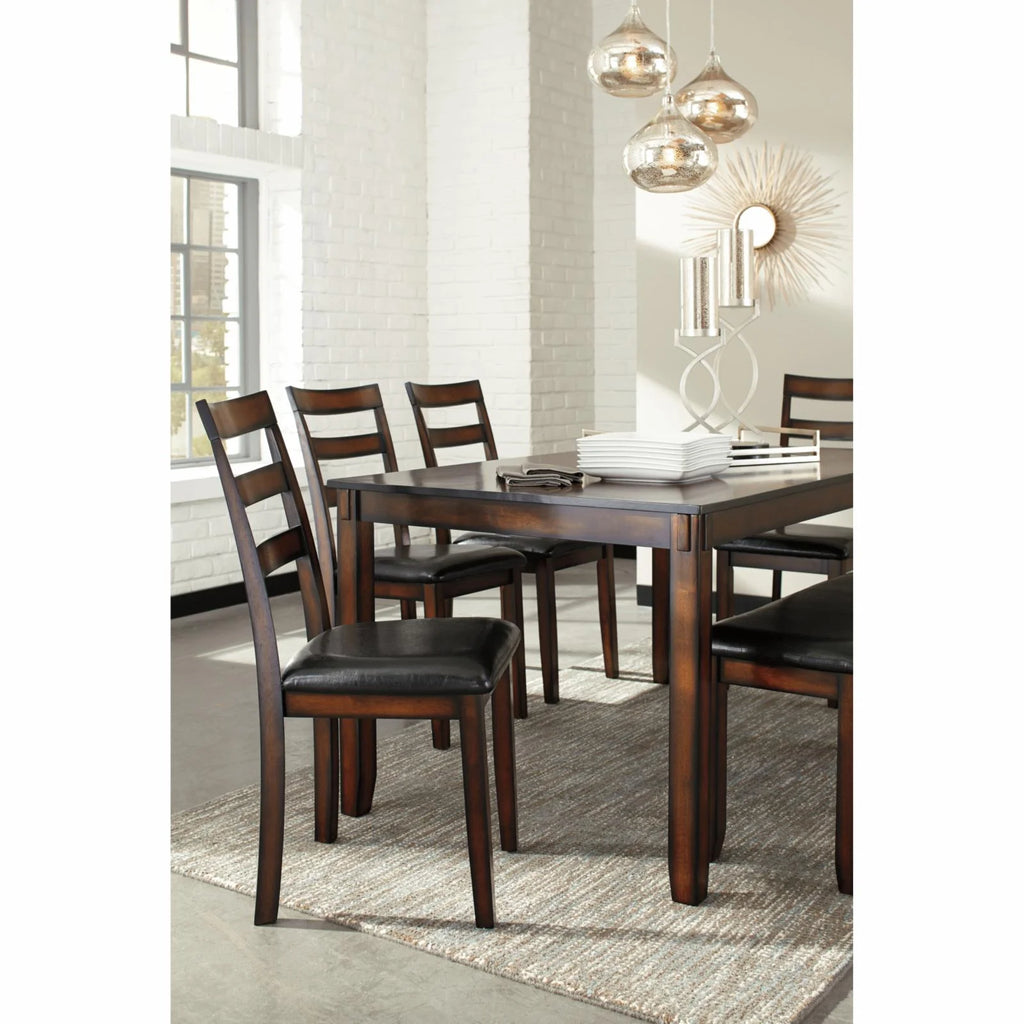 6 Piece Engineered Wood Dining Set in Brown I4087
